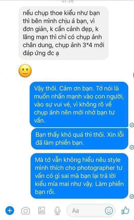 Xin tư vấn chụp ảnh cưới kiểu tự nhiên, cô gái bị nhiếp ảnh khuyên nên chụp ảnh 3x4 Xin tư vấn chụp ảnh cưới kiểu tự nhiên, cô gái bị nhiếp ảnh khuyên nên chụp ảnh 3x4
