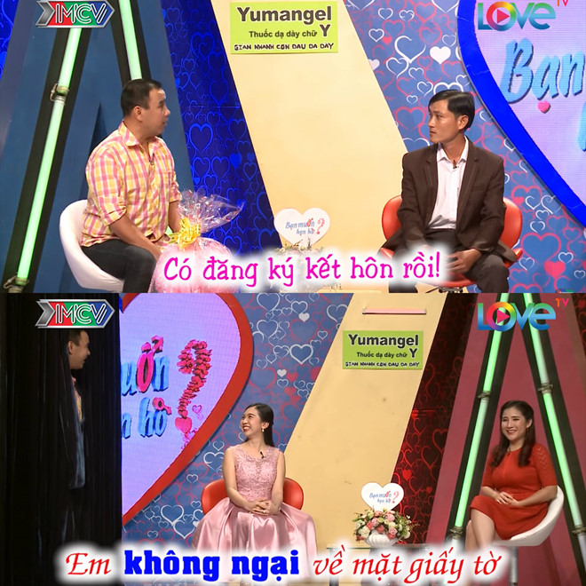 Cô gái rơi lệ vì chàng trai từng ly dị trên sân khấu Bạn muốn hẹn hò