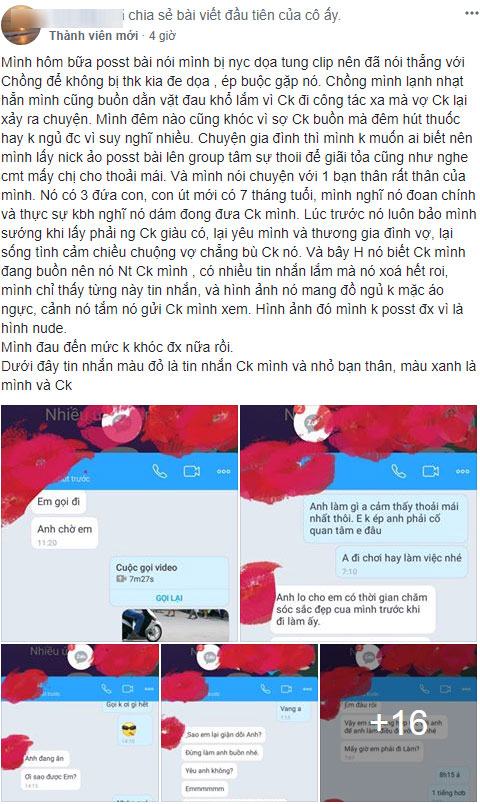 Vợ chồng lục đục, cô vợ tâm sự với bạn thân, ai ngờ bạn thừa cơ thả thính, gửi hẳn ảnh nude cho chồng