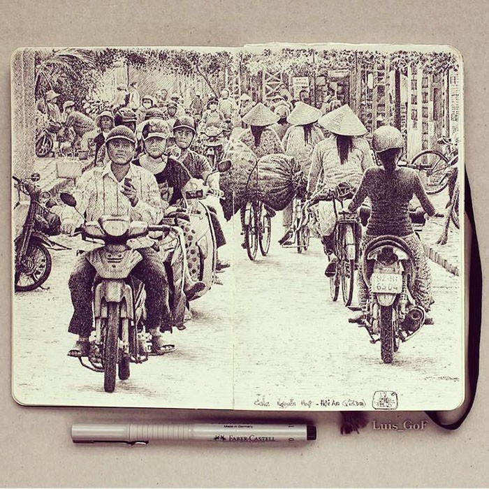 Chàng trai từ bỏ công việc, đi chu du khắp thế giới để tạo nên những kiệt tác sổ tay du lịch mà ai cũng ao ước