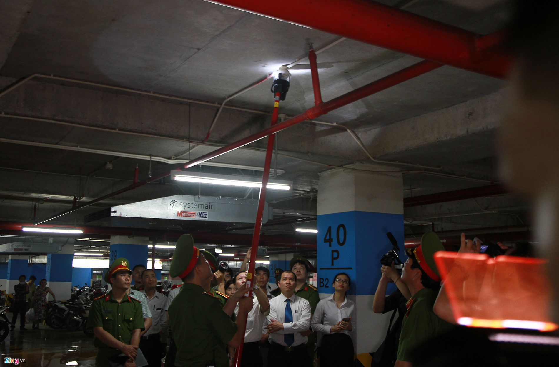 Lãnh đạo Bộ Công an kiểm tra PCCC tại khu đô thị cao cấp Times City