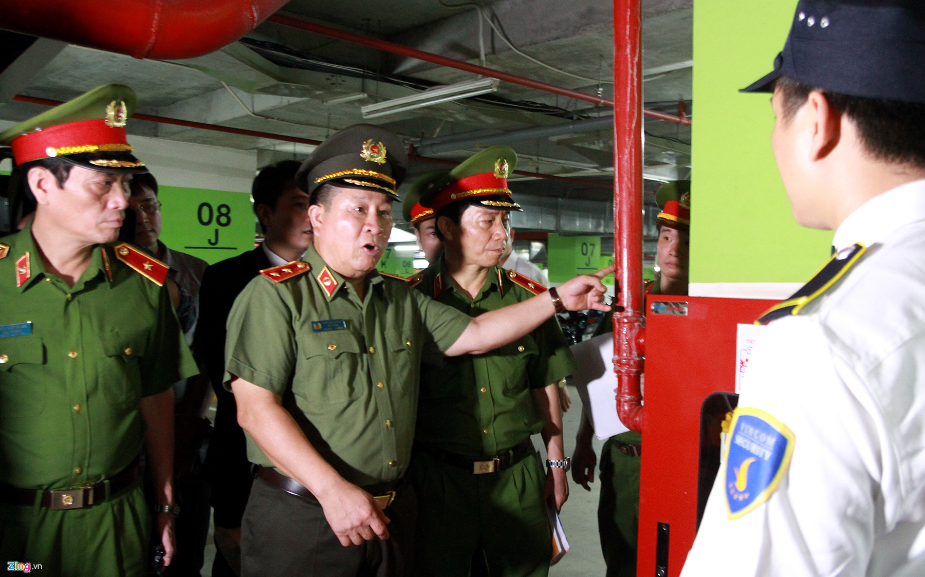 Lãnh đạo Bộ Công an kiểm tra PCCC tại khu đô thị cao cấp Times City