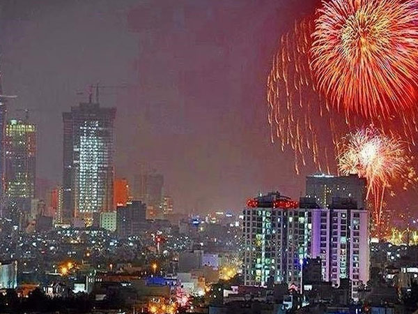 TP.HCM: Các hướng đi thời điểm bắn pháo hoa dịp Lễ 30-4 và 1-5