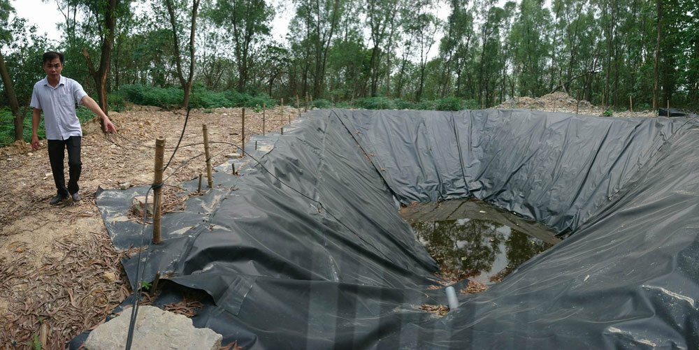 Hãi hùng bể phốt khổng lồ lộ thiên trong công ty môi trường