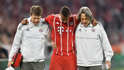 Bayern lo lắng với chấn thương của Boateng, Robben & Martinez Bayern lo lắng với chấn thương của Boateng, Robben & Martinez