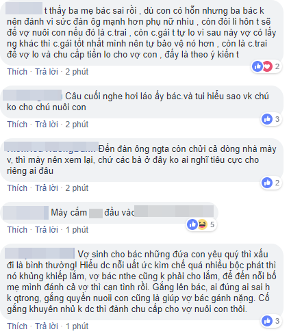 Dân tình bất mãn tột độ với anh chồng đánh vợ, giành quyền nuôi con không được còn chê vợ xấu sau 2 lần sinh nở
