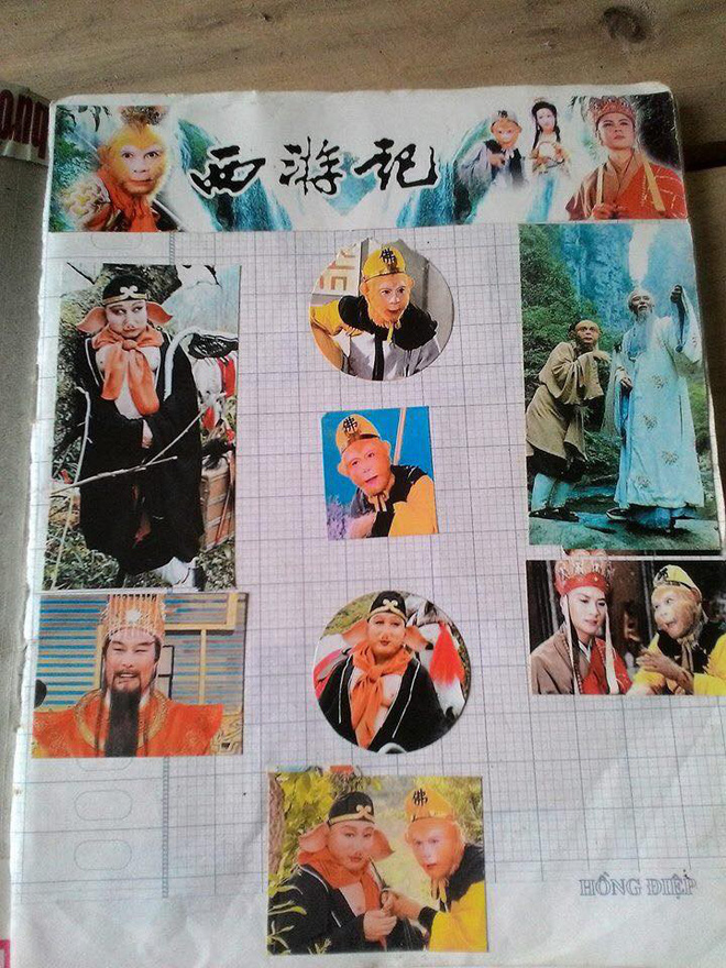 Kho báu của 9X: Cả nguồn sống bỗng chốc thu bé lại bằng một cuốn vở chứa đầy hình dán!