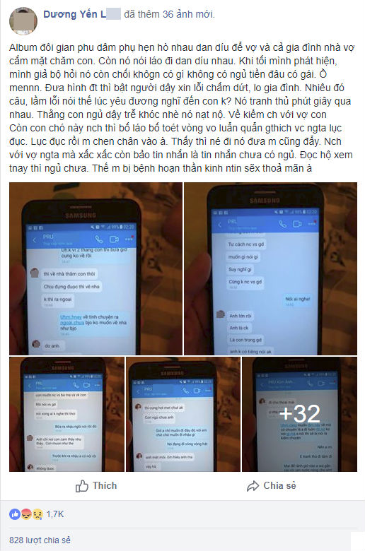 Vợ đánh ghen, bắt quả tang ảnh nóng nhưng vẫn bị tiểu tam thách thức: Phô ra thì xấu mặt chị chứ em thì bình thường!