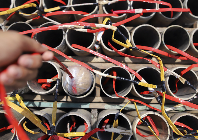 Trận địa pháo hoa quốc tế Đà Nẵng trước ngày khai hỏa