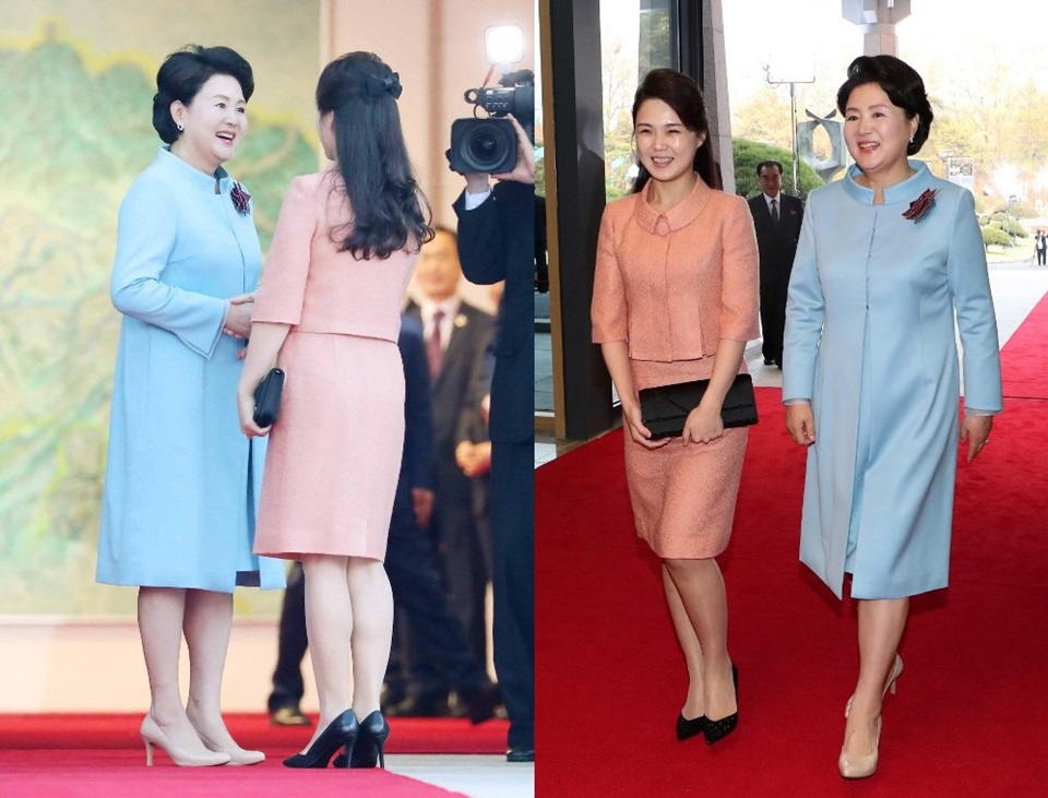 Lãnh đạo Hàn - Triều cùng phu nhân dự tiệc chiêu đãi