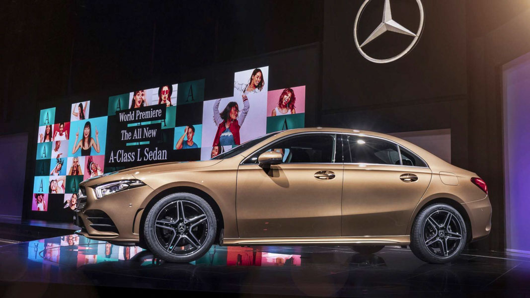 Mercedes-Benz A-Class Sedan 2019 phiên bản trục cơ sở dài ra mắt Mercedes-Benz A-Class Sedan 2019 phiên bản trục cơ sở dài ra mắt