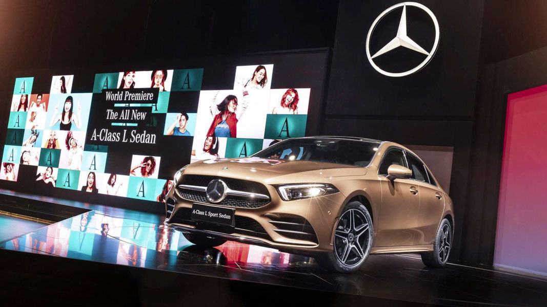 Mercedes-Benz A-Class Sedan 2019 phiên bản trục cơ sở dài ra mắt Mercedes-Benz A-Class Sedan 2019 phiên bản trục cơ sở dài ra mắt