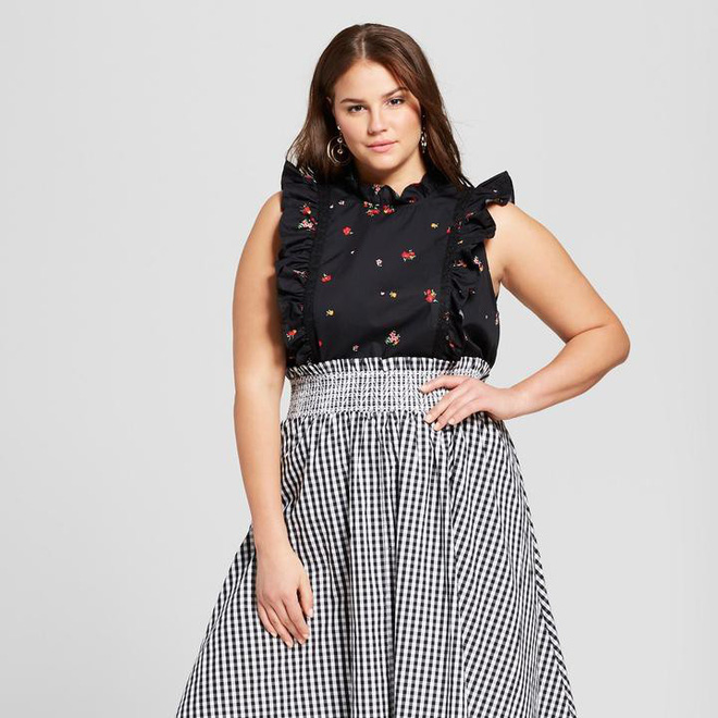 Mix&match; với bèo nhún cực trendy giúp nàng béo thừa độ sang dư độ sáng