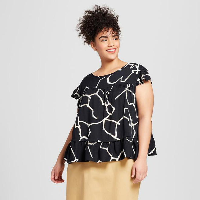 Mix&match; với bèo nhún cực trendy giúp nàng béo thừa độ sang dư độ sáng