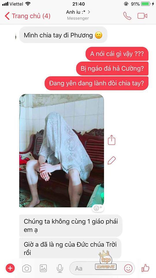 Cái kết bất ngờ cho cô gái giả vờ mang thai để kéo người yêu ra khỏi Hội Thánh Đức Chúa Trời