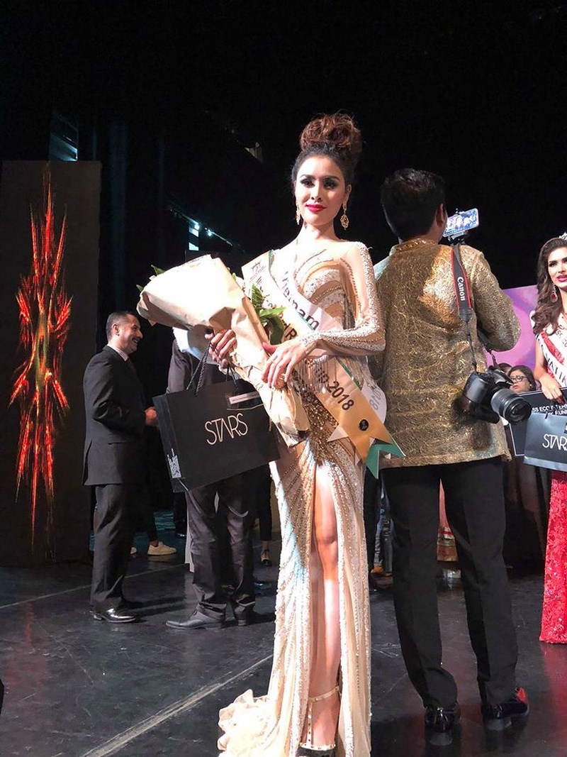 Thư Dung đăng quang Á hậu Miss Eco International 2018 Thư Dung đăng quang Á hậu Miss Eco International 2018