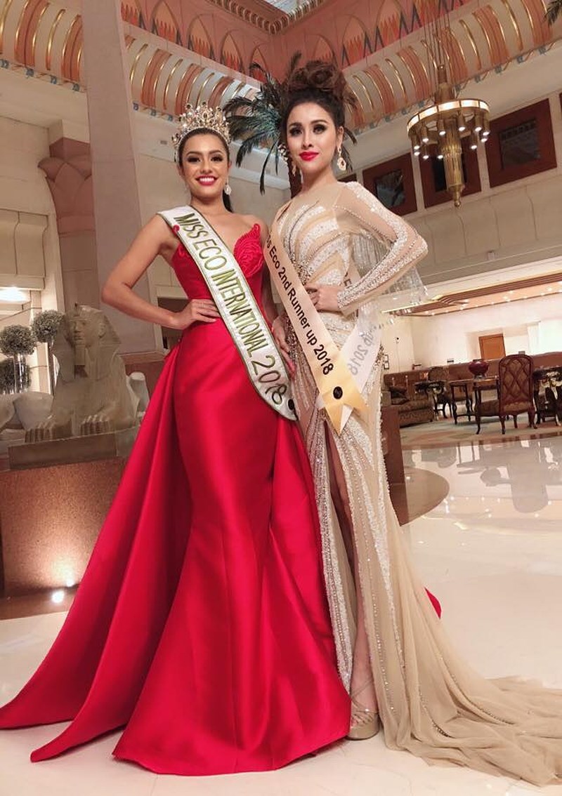 Thư Dung đăng quang Á hậu Miss Eco International 2018 Thư Dung đăng quang Á hậu Miss Eco International 2018