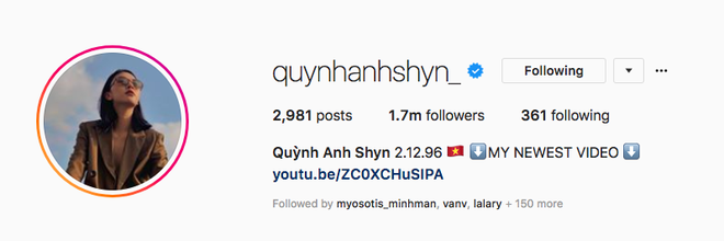 Followers của Quỳnh Anh Shyn cao gấp 10 lần thế mà lượt like ảnh cũng chỉ xấp xỉ bạn gái Duy Mạnh U23! Followers của Quỳnh Anh Shyn cao gấp 10 lần thế mà lượt like ảnh cũng chỉ xấp xỉ bạn gái Duy Mạnh U23!