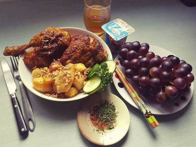 Chăm vợ bầu, chồng trổ tài nấu ăn đỉnh cao như MasterChef - vợ đẻ rồi vẫn đam mê vào bếp