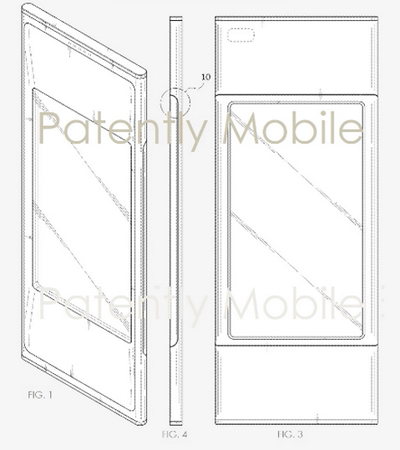 Samsung được cấp sáng chế cho smartphone có thể gập ba