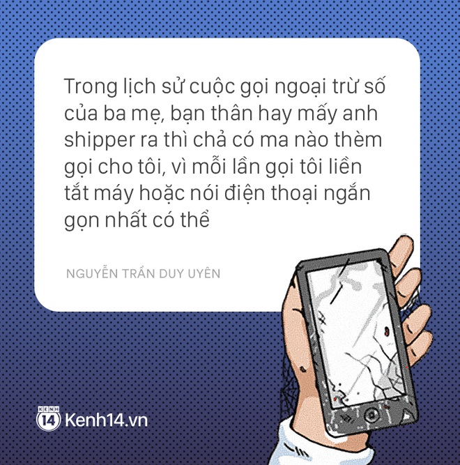 Có một kiểu người dành cả thanh xuân để trốn nghe điện thoại! Có một kiểu người dành cả thanh xuân để trốn nghe điện thoại!