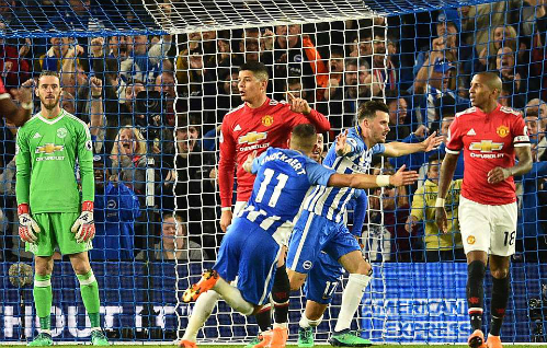 Man Utd thất bại trước Brighton, thành đội thua nhiều nhất top 4