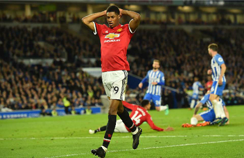 Man Utd thất bại trước Brighton, thành đội thua nhiều nhất top 4