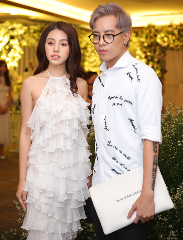 Cường Đô La sánh đôi bạn gái mới dự tiệc cưới của Diệp Lâm Anh