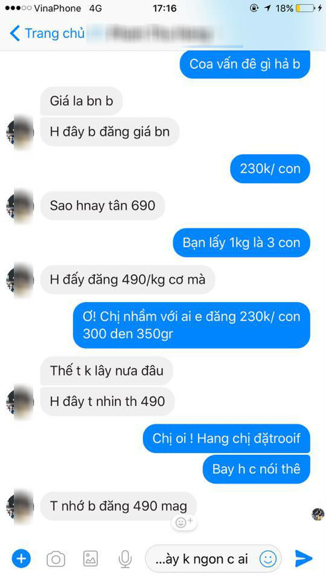 Đặt tôm hùm cho vui mồm rồi bùng không nhận, khách còn mắng ngược, chặn cả Facebook chủ shop