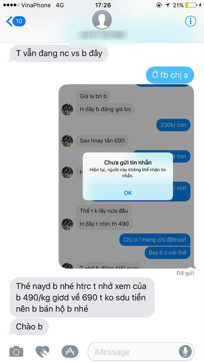 Đặt tôm hùm cho vui mồm rồi bùng không nhận, khách còn mắng ngược, chặn cả Facebook chủ shop