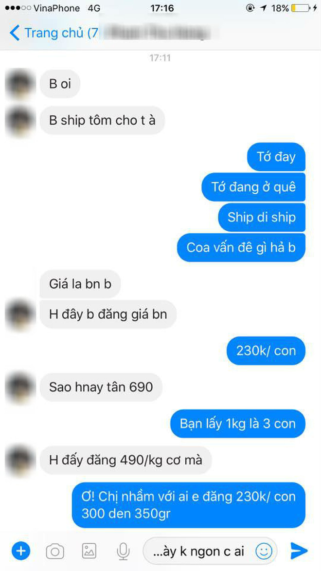 Đặt tôm hùm cho vui mồm rồi bùng không nhận, khách còn mắng ngược, chặn cả Facebook chủ shop Đặt tôm hùm cho vui mồm rồi bùng không nhận, khách còn mắng ngược, chặn cả Facebook chủ shop