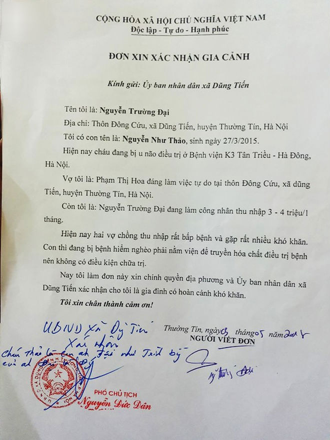 Hà Nội: Bé gái hơn 3 tuổi đau đớn trải qua 2 lần phẫu thuật trị xạ u não