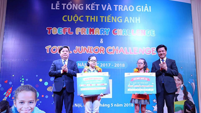 Nhiều học sinh tiểu học có vốn ngoại ngữ ngang chuẩn... đại học