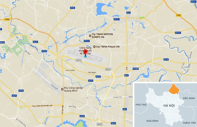 Lái xe taxi tông thẳng nhân viên bảo vệ sân bay Nội Bài