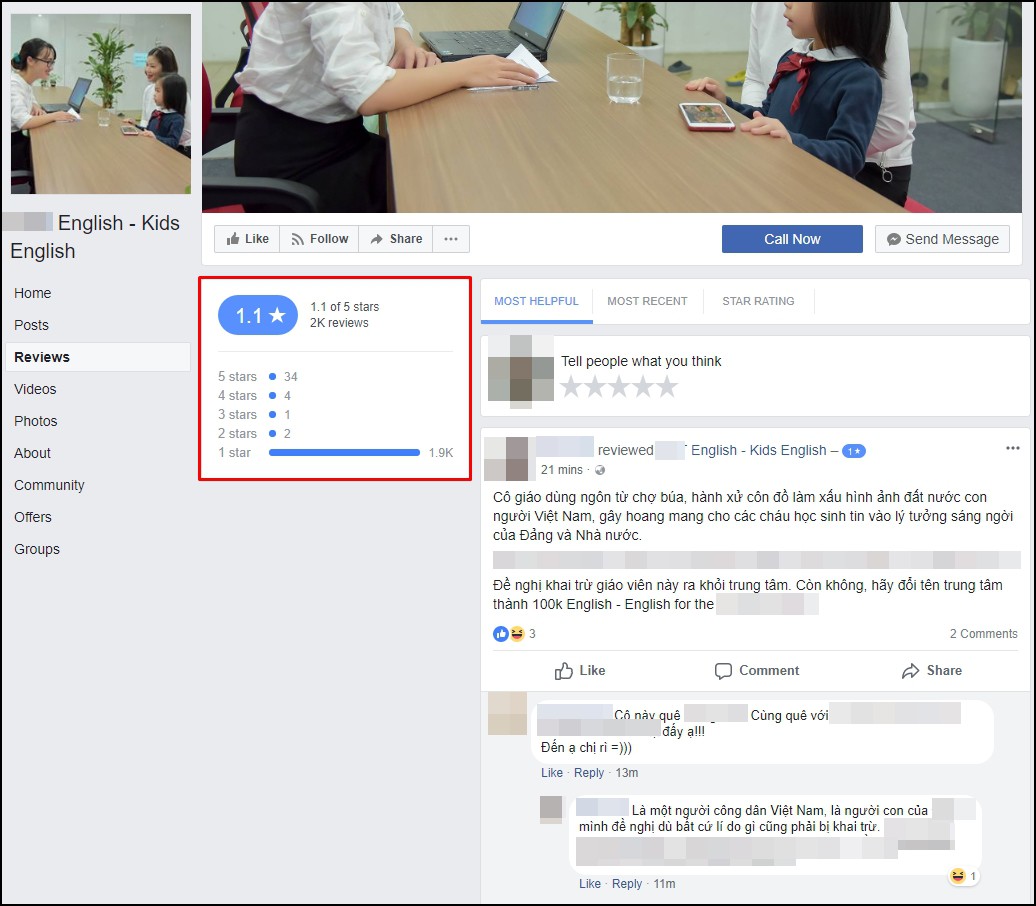 Trung tâm tiếng Anh có giáo viên mắng chửi học viên là con lợn tự giới thiệu Ở M. học là giỏi, bất luận bệnh viện trả về
