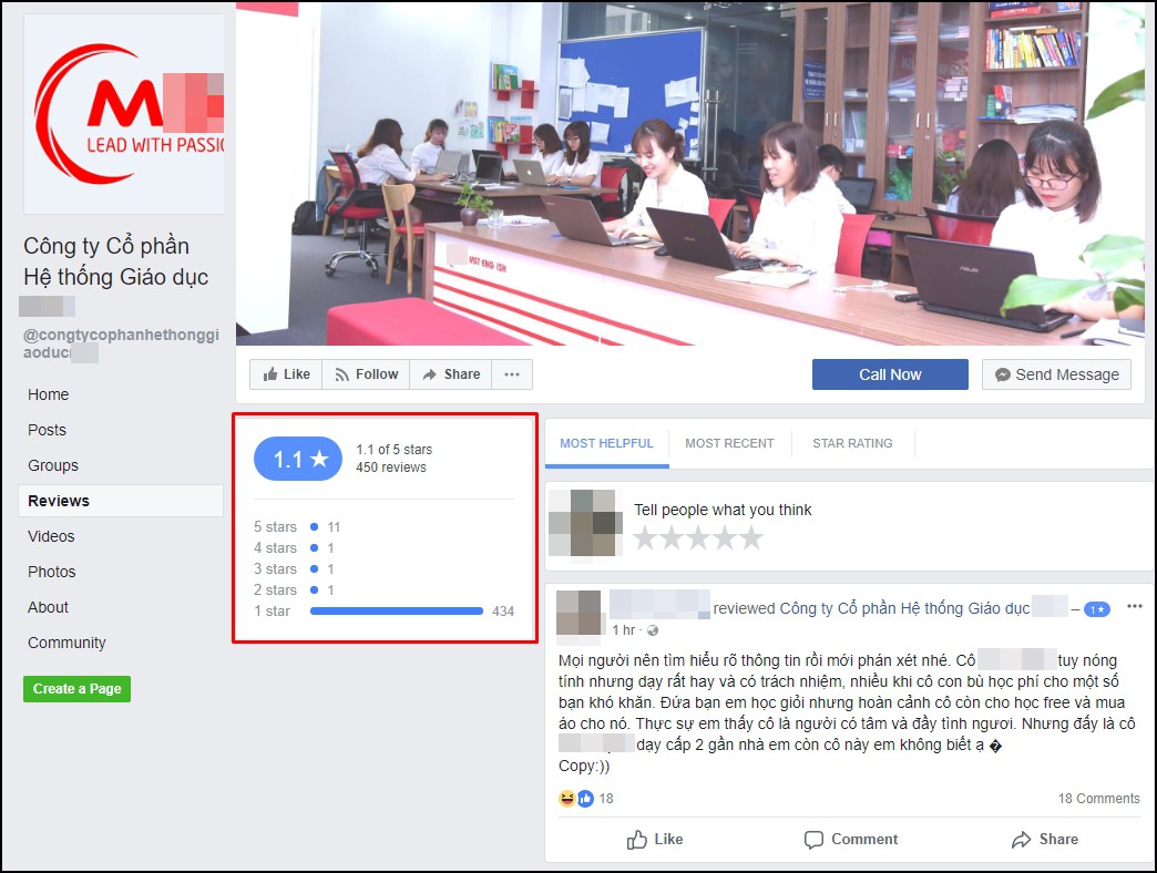 Trung tâm tiếng Anh có giáo viên mắng chửi học viên là con lợn tự giới thiệu Ở M. học là giỏi, bất luận bệnh viện trả về