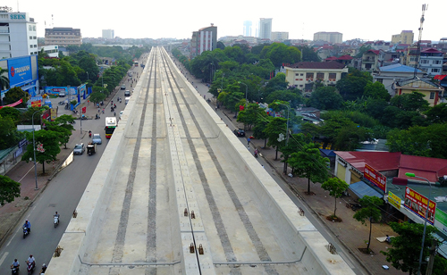 Đề xuất khai thác đoạn trên cao đường sắt Nhổn - ga Hà Nội từ năm 2020