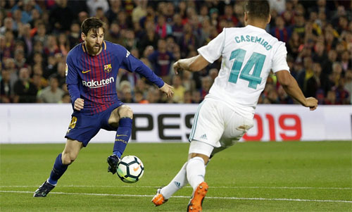 Barca bất phân thắng bại với Real trên sân Nou Camp