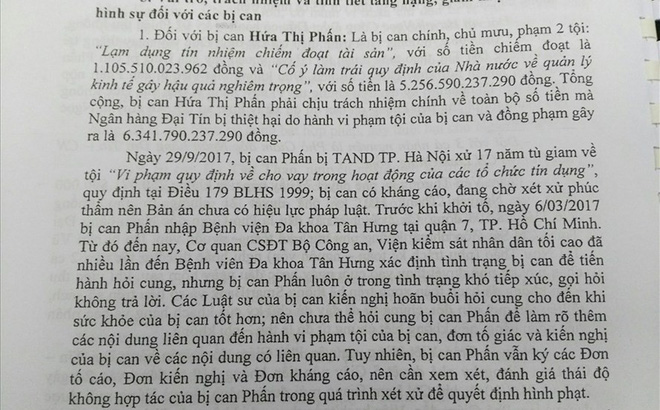 Cánh tay đắc lực của bà Hứa Thị Phấn cản trở nghiêm trọng điều tra và tẩu tán tài sản