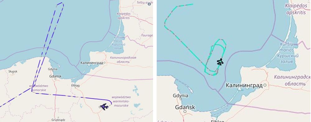 Nga phát hiện máy bay do thám Mỹ áp sát biên giới
