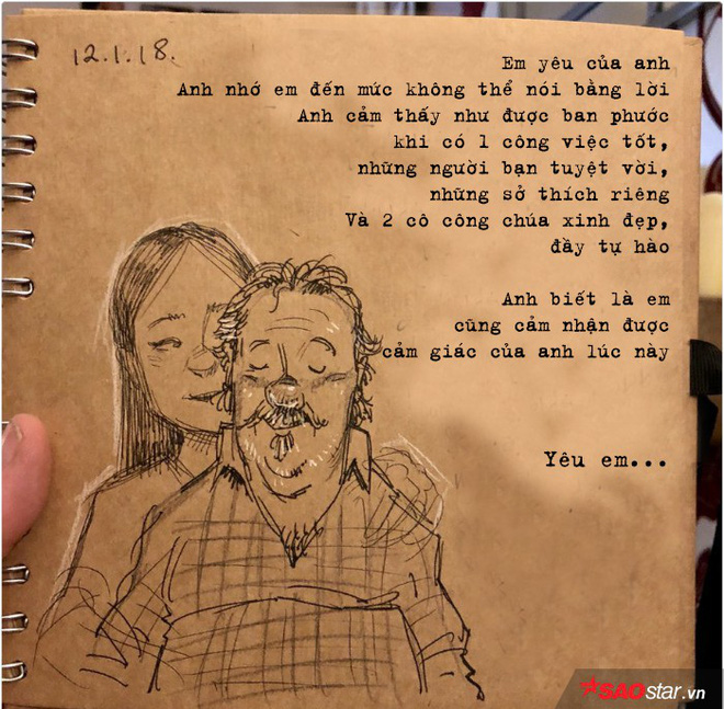 Nhật ký bằng tranh đẫm nước mắt của người đàn ông mất vợ đột ngột, một mình nuôi 2 đứa con gái Nhật ký bằng tranh đẫm nước mắt của người đàn ông mất vợ đột ngột, một mình nuôi 2 đứa con gái