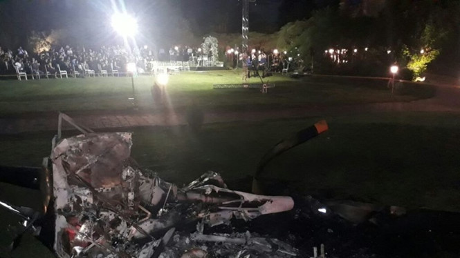 Trực thăng chở cô dâu rơi nổ tung, hôn lễ vẫn diễn ra ở Brazil