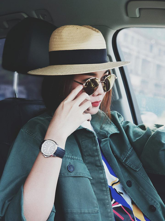 Học sao Việt cách chọn và kết hợp mũ cói sao cho thật duyên dáng khi diện cùng trang phục hè
