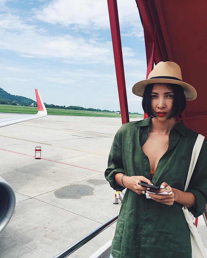 Học sao Việt cách chọn và kết hợp mũ cói sao cho thật duyên dáng khi diện cùng trang phục hè