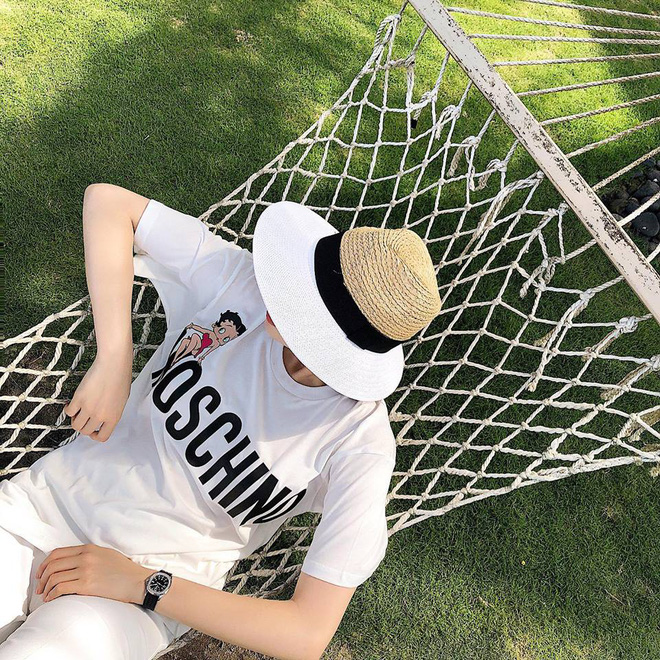 Học sao Việt cách chọn và kết hợp mũ cói sao cho thật duyên dáng khi diện cùng trang phục hè