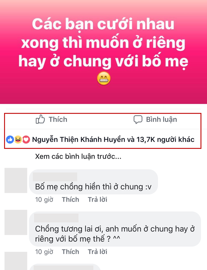 Một câu hỏi: Cưới xong có nên sống chung với bố mẹ chồng, dân mạng người hào hứng ủng hộ 2 tay, người lắc đầu nhất quyết không đồng ý
