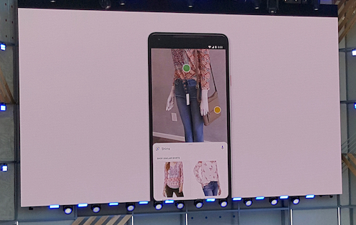 Google ứng dụng camera điện thoại vào chỉ đường và tìm đồ