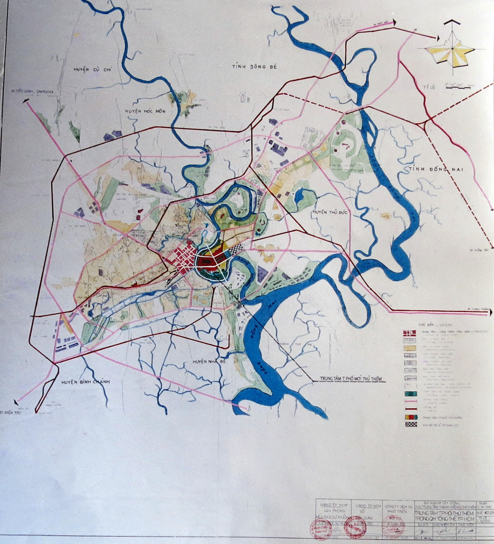 TP.HCM mượn bộ bản đồ Thủ Thiêm của cựu chủ tịch Võ Viết Thanh