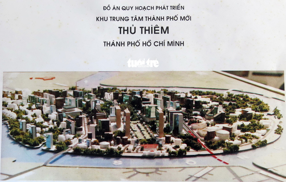 TP.HCM mượn bộ bản đồ Thủ Thiêm của cựu chủ tịch Võ Viết Thanh