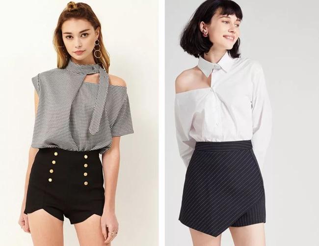 Không dám mặc áo trễ vai vì vai to, vai xuôi thì đây là giải pháp thay thế